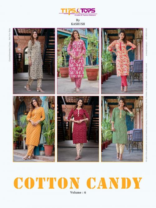 Tips And Tops Cotton Candy 601-606 Price - 3030