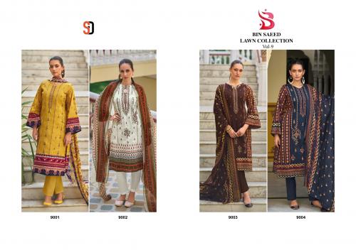 SHARADDHA DESIGNER BIN SAEED VOL-9 9001 TO 9004 Price - 2800