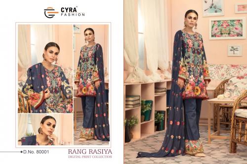 Cyra Fashion Rang Rasiya 80001-80002 Series