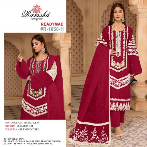 Ramsha Suit Ready Made Collection R-1050-H Price - 1500