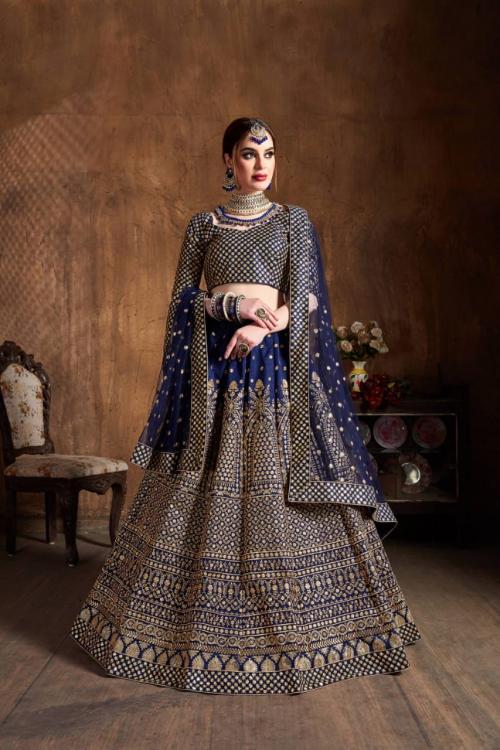 Bollywood Bridal Designer Blue Price - 3150