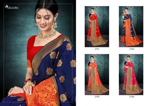 Vellora Saree Sajda Silk 2701-2704 Price - 4780