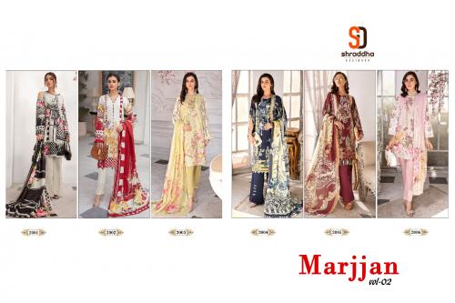 Shraddha Designer Marjjan 2001-2006 Price - Chiffon Dup-4050 , Cotton Dup-4350	