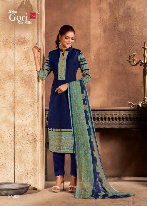 Shiv Gori Silk Mills Punjabi-Kudi 34009 Price - 300