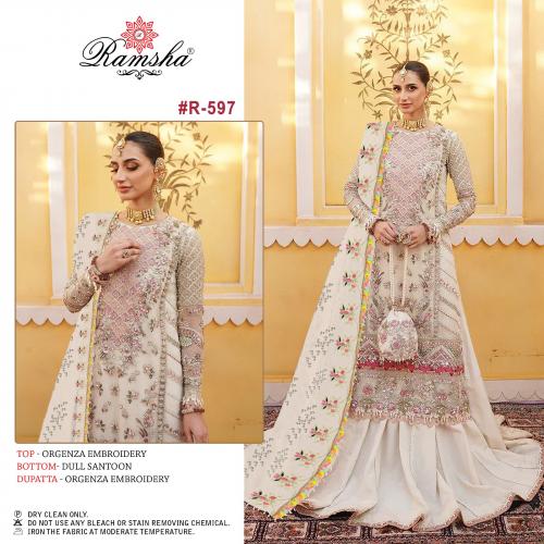 Ramsha Suit R-597 Price - 1550