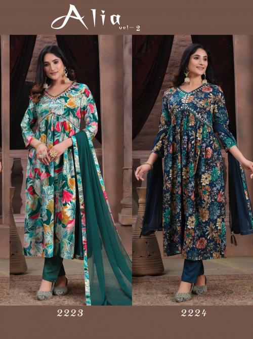 MOKSH INTERNATIONAL ALIA VOL-02 2223 TO 2224 Price - 2998