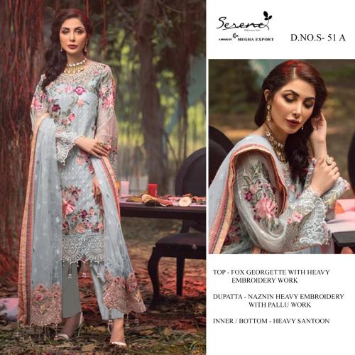 Serene Pakistani Suit S-51-A Price - 1335