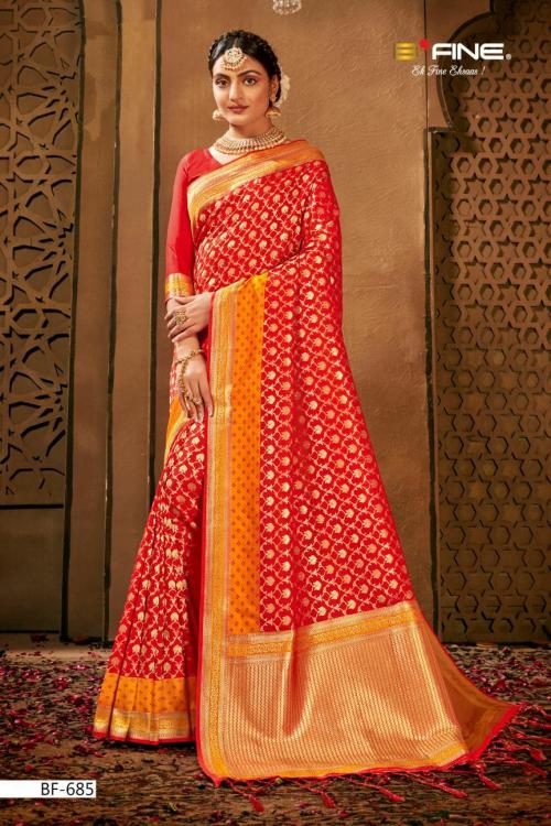 B Fine Saree Bandhini BF-685 Price - 2065