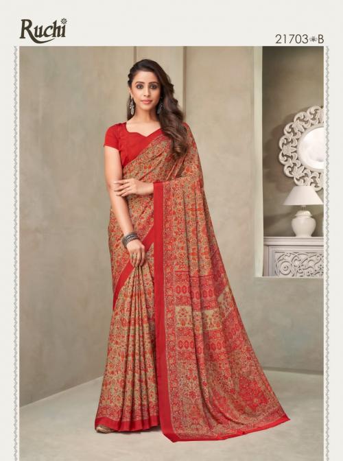Ruchi Saree Vivanta Silk 18th Edition 21703-B Price - 806