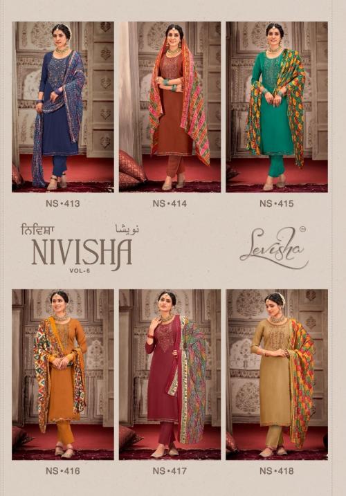 Levisha Nivisha 413-418 Price - 3990