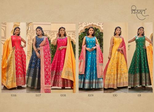 Virasat Gowns Banarasiya 1006-1011 Price - 26550
