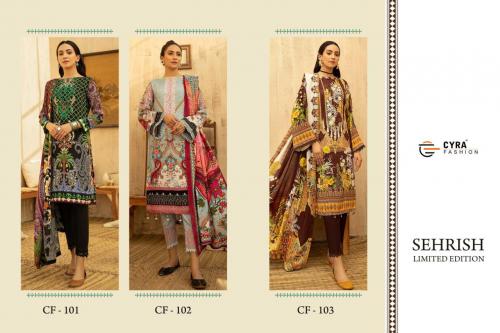 Cyra Fashion Sehrish Limited Edition CF-101-CF-103 Price - 2547