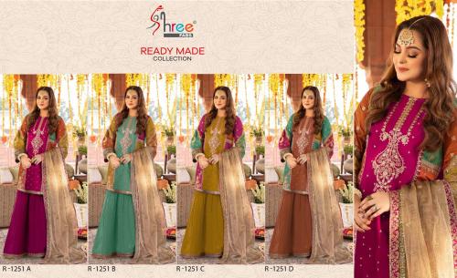 SHREE FAB READY MADE COLLECTION R-1251-A TO R-1251-D Price - 8400