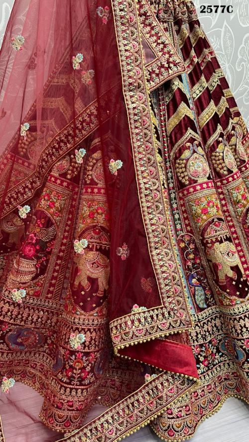 Anjani Art Bridal Lehenga Choli 2577-C Price - 13049