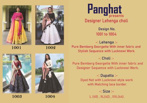 Panghat Lehenga Choli 1001-1004 Price - 17980