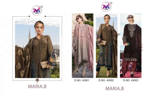 M3 Fashion Maria B 43001-43003 Price - 3225