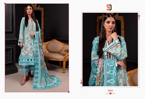 SHARADDHA DESIGNER BLISS VOL-05 5004 Price - CHIFFON DUP - 625, COTTON DUP - 675