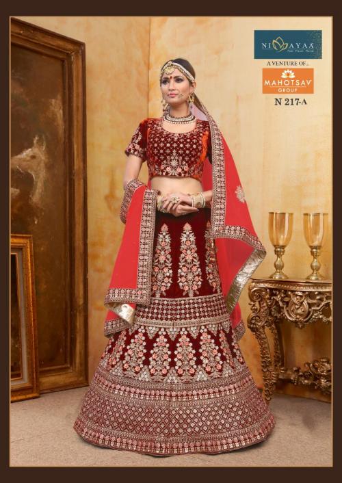 Mahotsav Nimayaa Shubh Vivah Designer Wedding Choli 217 A Price - 13975