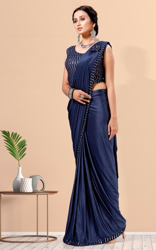 Aamoha Trendz Ready To Wear Designer Saree 1015600-B Price - 2325