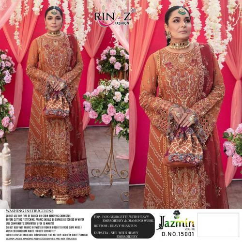 Rinaz Fashion Jazmin Vol-18 15001-15004 Series 