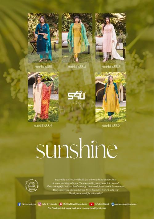S4U Shivali Sunshine 001-005 Price - 5745