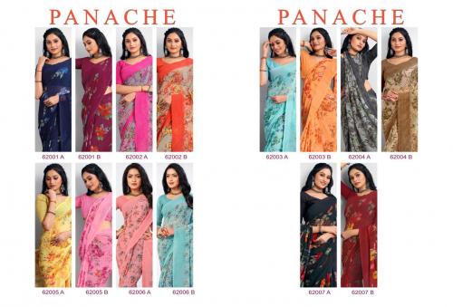 Sushma Panache 62001-62007 Colors  Price - 9660