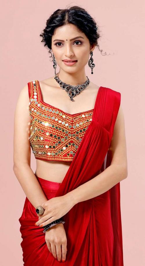 Aamoha Trendz Ready To Wear Designer Saree 1015592-A Price - 1095