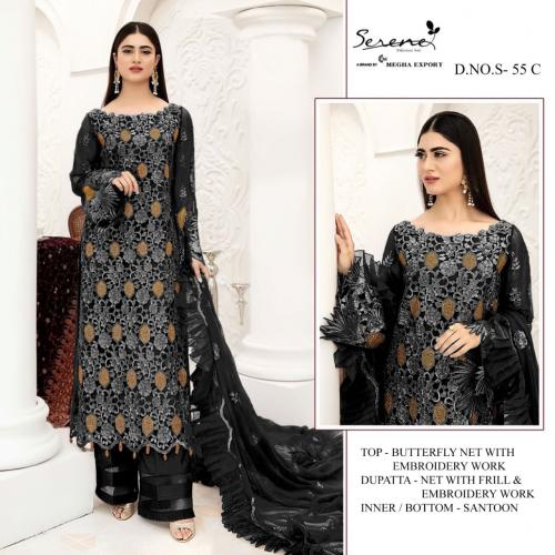 Serene Pakistani Suit S-55-C Price - 1230