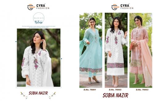 Cyra Fashion Sobia Nazir 76001-76003 Price - 3597