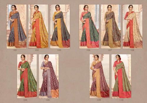 Palav Saree Silsila 101-110 Price - 6500