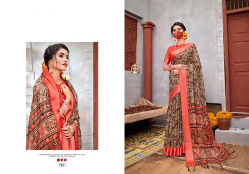 5D Designer Linen Silk 7251 Price - 575