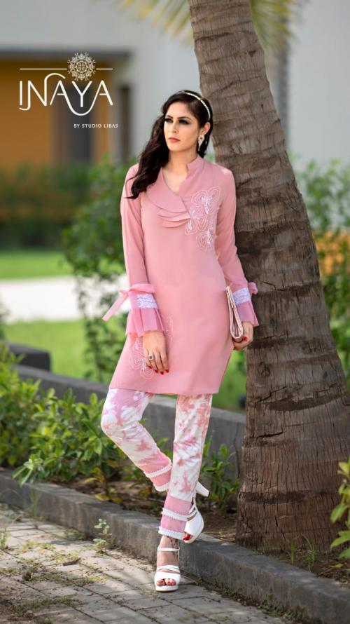 Inaya By Studio Libas Luxury Pret Collection Pink Price - 1600
