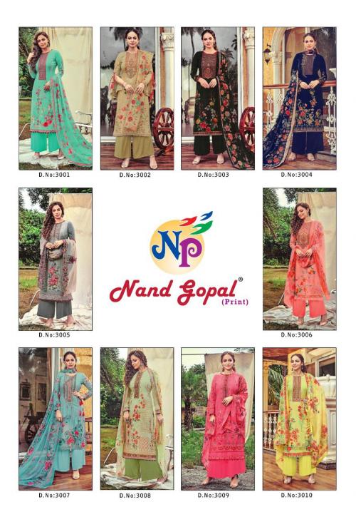 Nand Gopal Supriya 3001-3010 Price - 4000