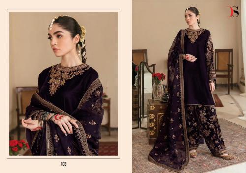 Deepsy Suit Maria.B Embroidered Velevt 103 Price - 1510