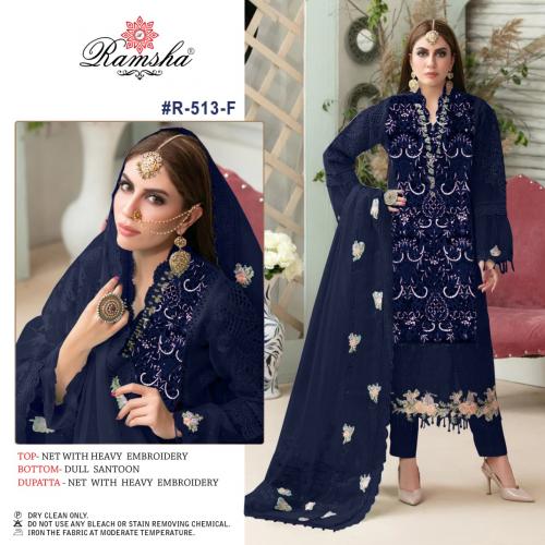 Ramsha Suit R-513-F Price - 1550