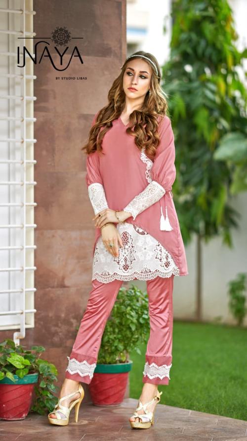 Inaya By Studio Libas Luxury Pret Collection Pink Price - 1499