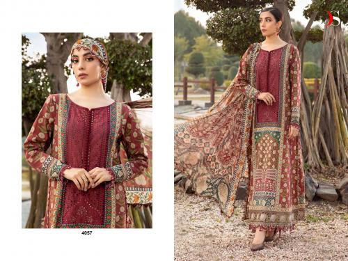 DEEPSY SUITS MARIA B M PRINTS - 24 4058 Price - Chiffon Dup - 720, Cotton Dup - 770