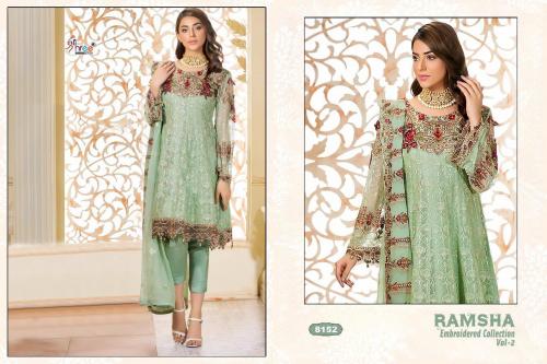 Shree Fabs Ramsha Embroidered Collection 8152