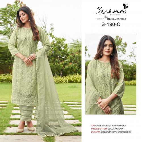 Serine Pakistani Suit S-190-C Price - 1279