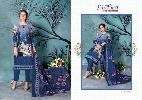 Madhav Fashion Saafwa Lawn Collection 5010 Price - 420
