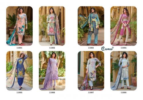 Cosmos Fashion Noor Printed Lawn 11001-11008 Price - 4400