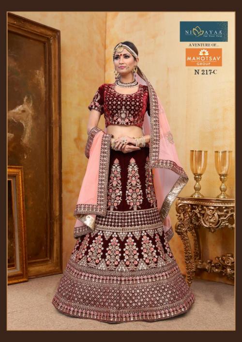Mahotsav Nimayaa Shubh Vivah Designer Wedding Choli 217 C Price - 13975