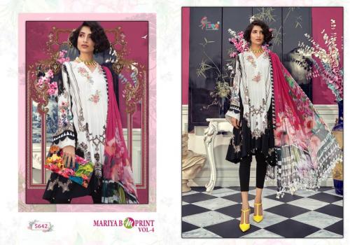 Shree Fabs Mariya B Prints 5642 Price - Chiffon Dupatta- 699 ,Cotton Dupatta- 760
