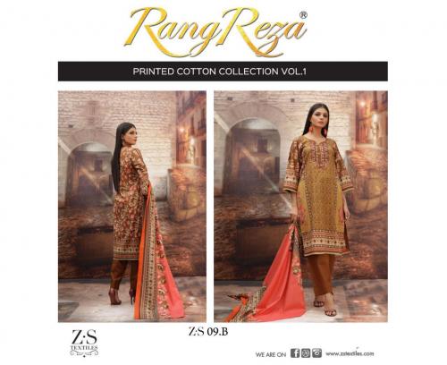 ZS Textiles Rang Reza 09B Price - 995