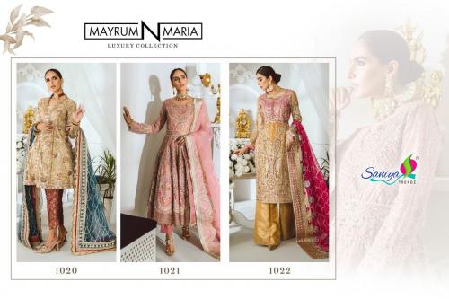 Saniya Trendz Mayrum N Maria 1020-1022 Price - 4347