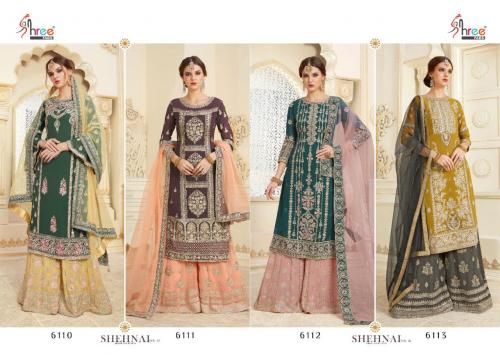 Shree Fabs Shehnai Bridal Collection 6110-6113 Price - 7596