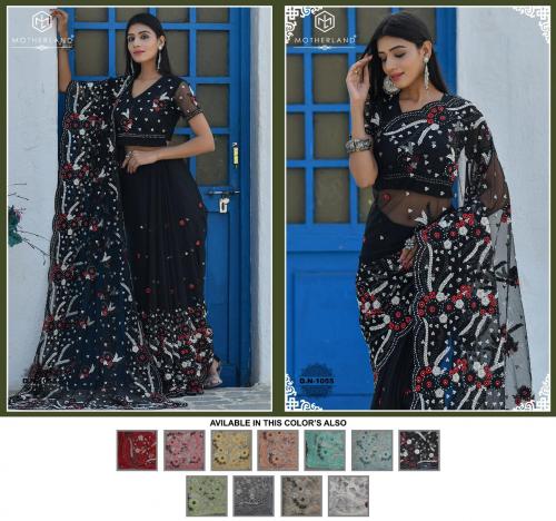 Motherland Net Designer Wedding Saree 1055 Price - 5000