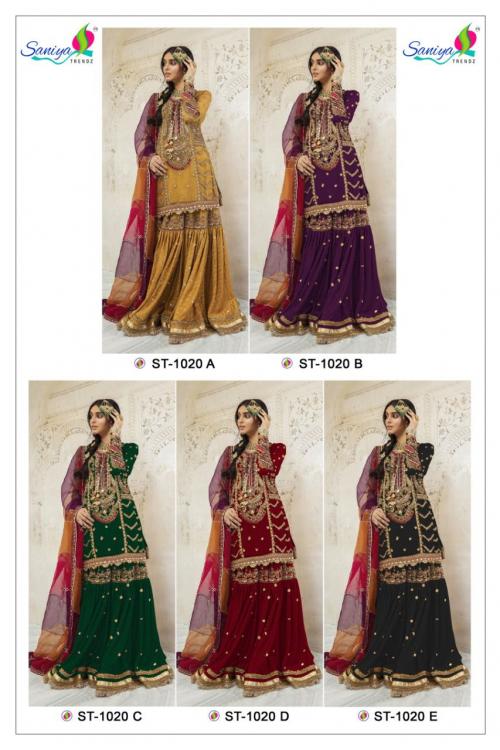 Saniya Trendz Bridal Collection ST-1020 Colors  Price - 6505