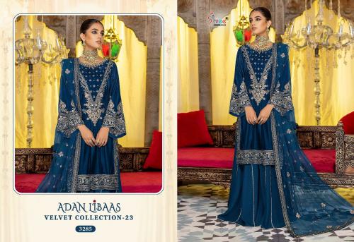 Shree Fab Adan Libaas Velvet Collection 3285 Price - 1649
