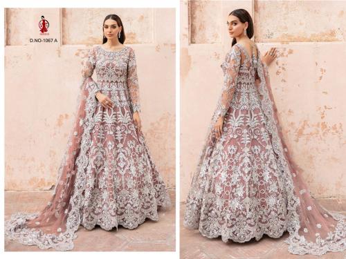 KB Series Boutique Collection Bridal Anarkali Gown KB-1067-A Price - 4195